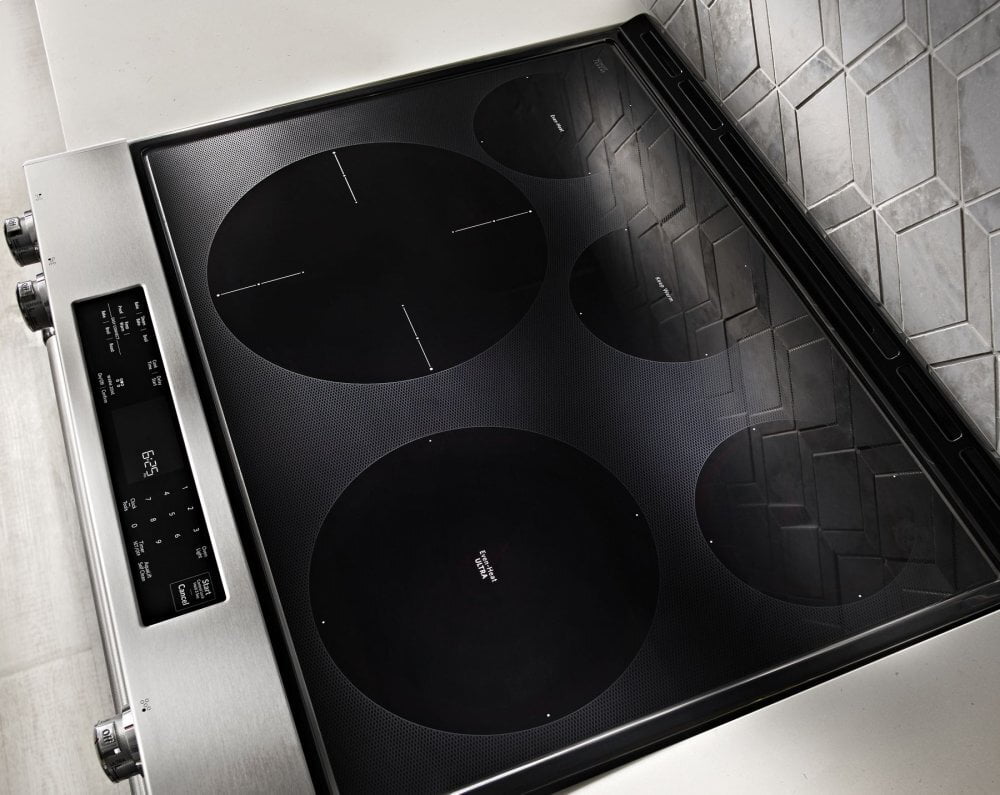 Kitchenaid KSEG700ESS 30-Inch 5-Element Electric Slide-In Convection Range - Stainless Steel