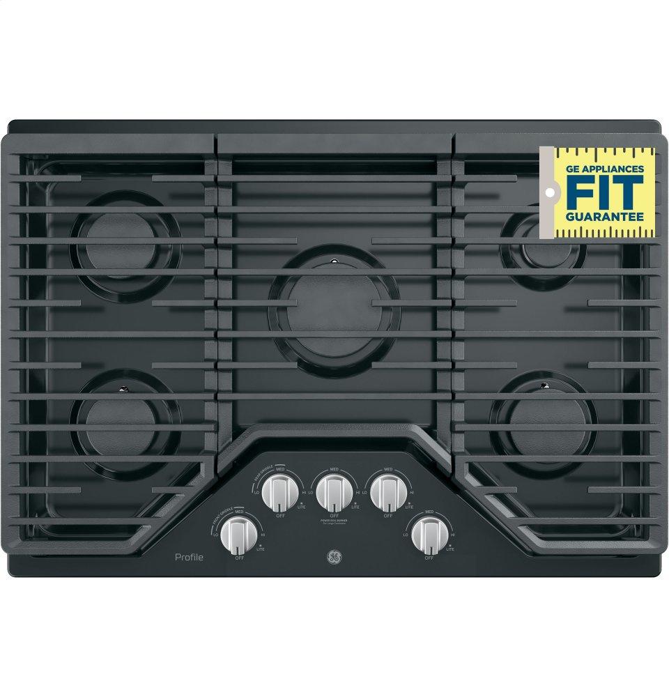 Ge Appliances PGP7030DLBB Ge Profile™ 30" Built-In Gas Cooktop With 5 Burners And Optional Extra-Large Cast Iron Griddle
