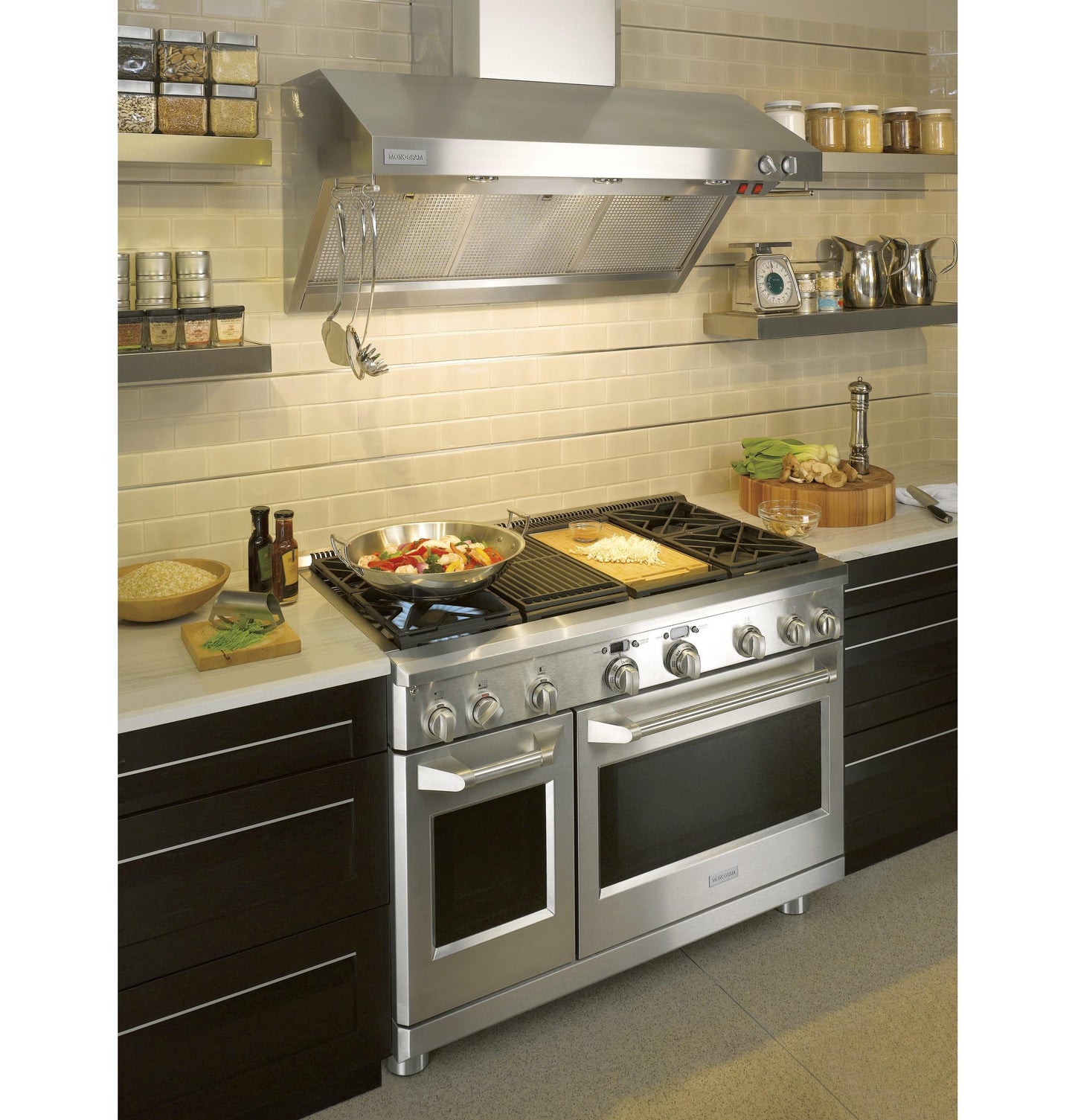 Monogram ZV48RSFSS Monogram 48" Stainless Steel Professional Hood