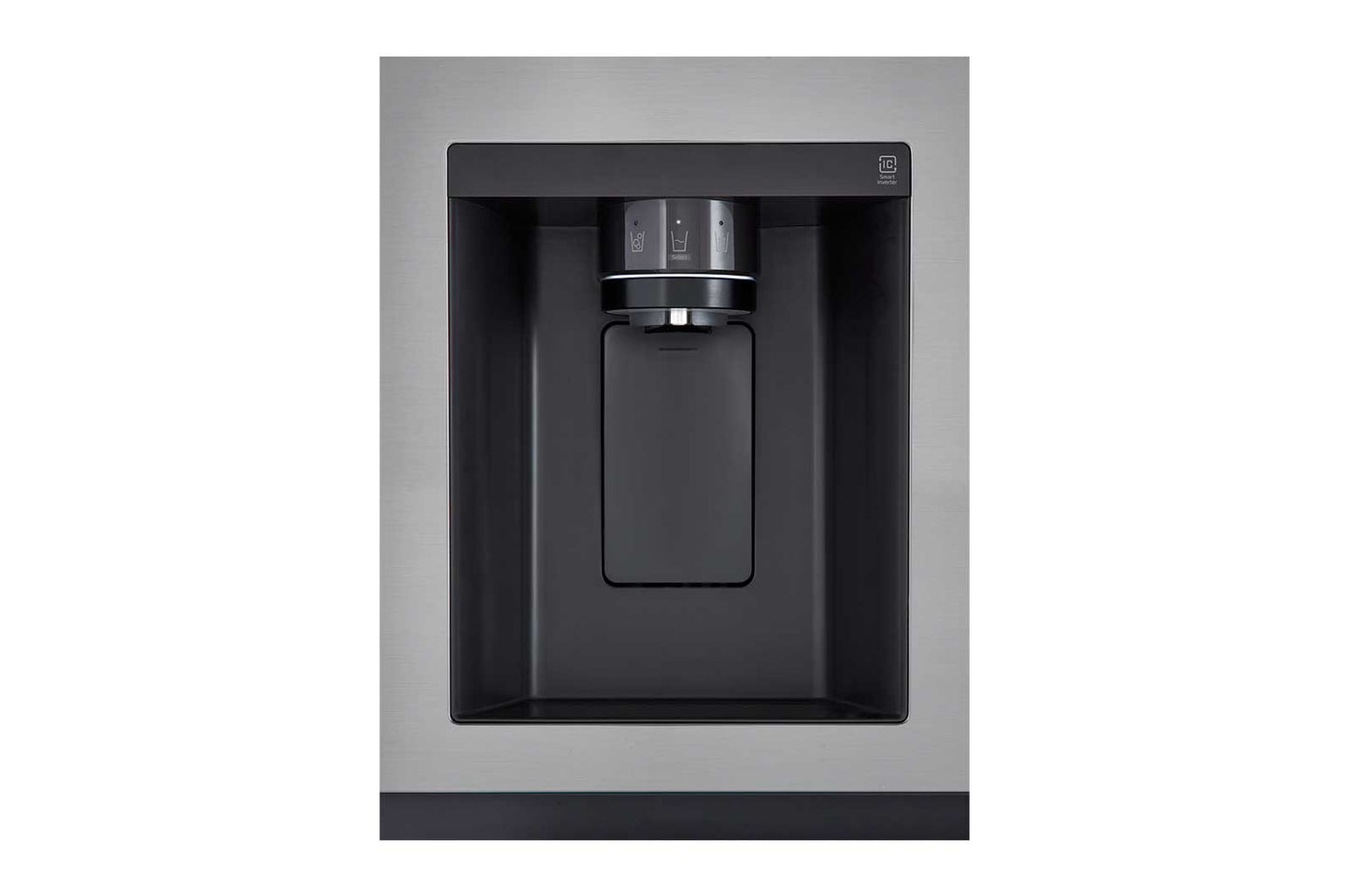 Lg LRSXS2706V 27 Cu. Ft. Side-By-Side Refrigerator With Smooth Touch Ice Dispenser