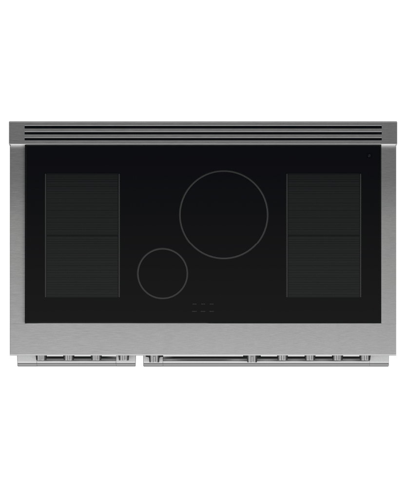 Fisher & Paykel RIV3486 Induction Range, 48", 6 Zones With Smartzone, Self-Cleaning