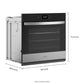 Whirlpool WOES7027PZ 4.3 Cu. Ft. Single Smart Wall Oven With Air Fry