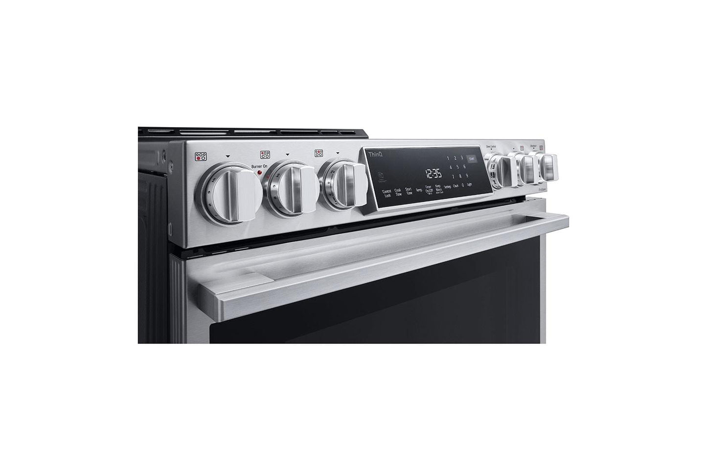 Lg LSES6338F Lg Studio 6.3 Cu. Ft. Instaview® Electric Slide-In Range With Probake Convection® And Air Fry