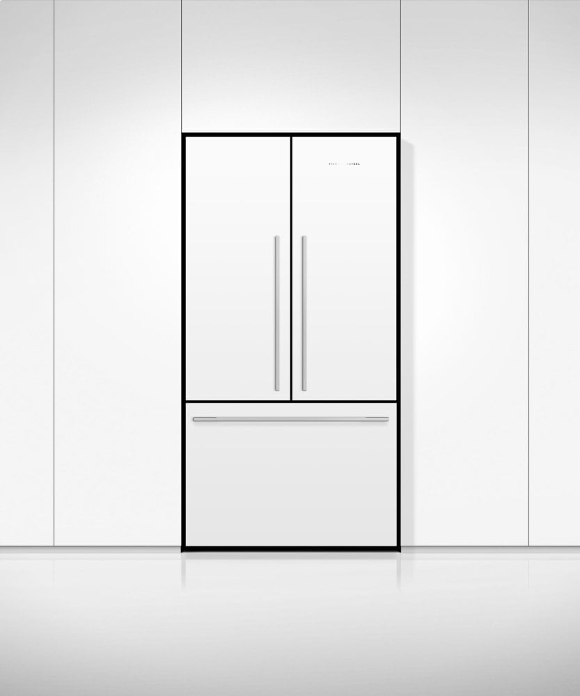 Fisher & Paykel RF201ADW5N Freestanding French Door Refrigerator Freezer, 36", 20.1 Cu Ft