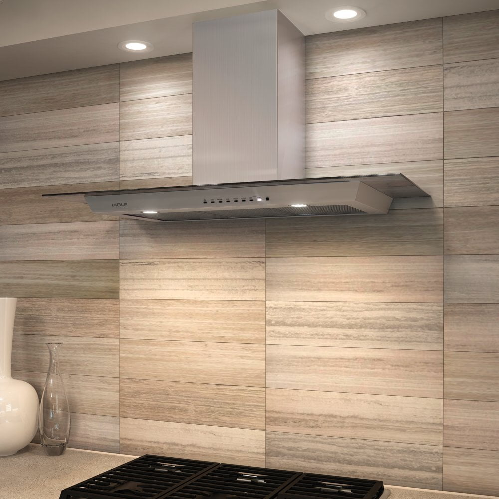 Wolf VW45G 45" Cooktop Wall Hood - Glass