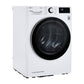 Lg DLHC1455W 4.2 Cu.Ft. Smart Wi-Fi Enabled Compact Front Load Dryer With Dual Inverter Heatpump™ Technology