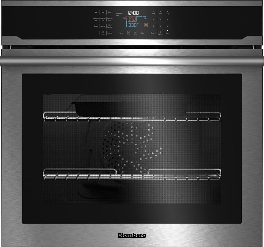 Blomberg Appliances BWOS30200SS 30" Single Wall Oven, Self Clean, Cool Touch Glass, Stainless