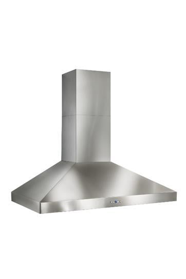 Best Range Hoods WPP9E36SB Wpp9 - 36" Stainless Steel Chimney Range Hood With A Choice Of Exterior Or In-Line Blowers, 300 To 1650 Max Cfm