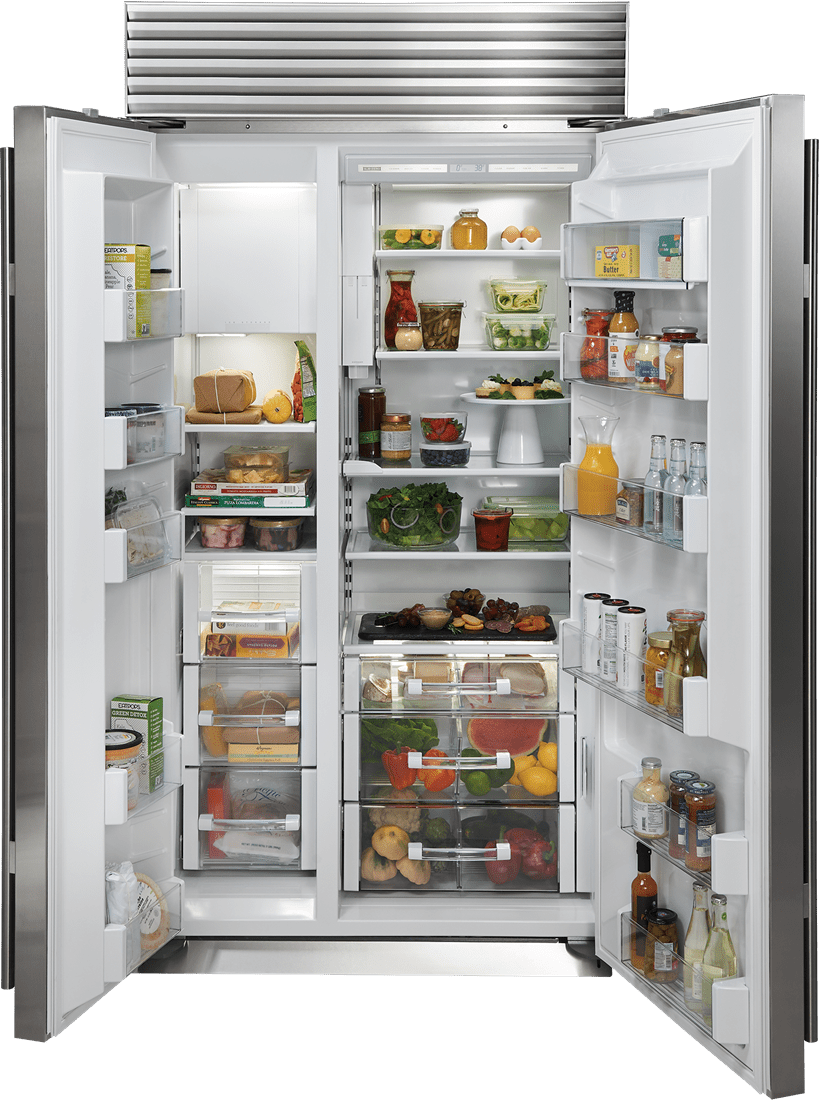 Sub-Zero BI42SIDO 42" Classic Side-By-Side Refrigerator/Freezer With Internal Dispenser - Panel Ready