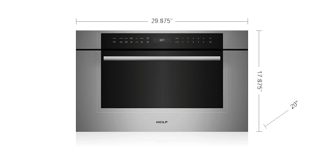 Wolf MDD30TMSTH 30" M Series Transitional Drop-Down Door Microwave Oven