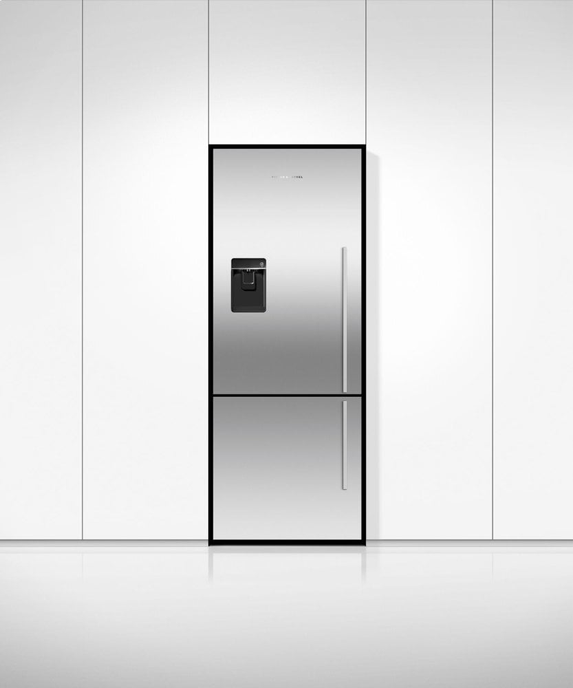 Fisher & Paykel RF135BDLUX4N Freestanding Refrigerator Freezer, 25", 13.5 Cu Ft, Ice & Water