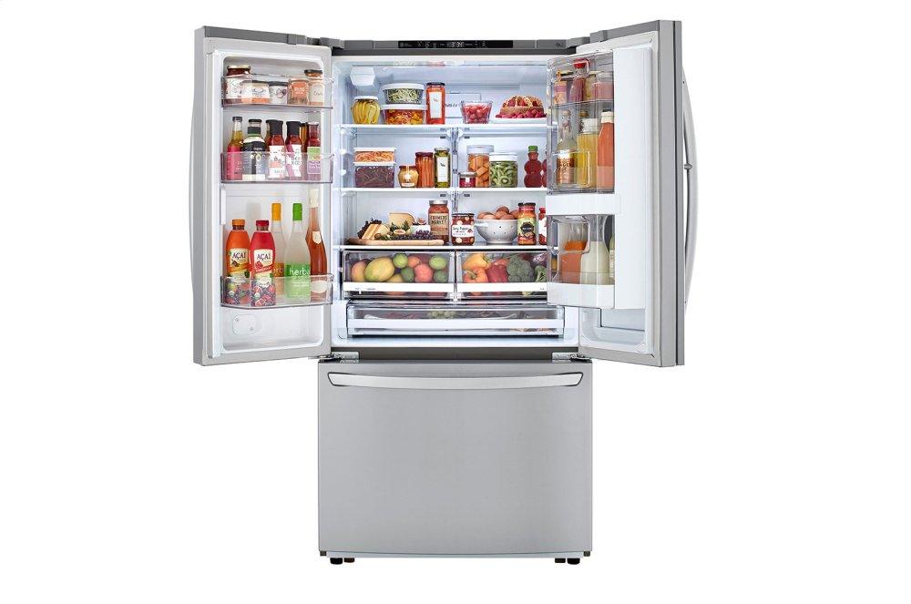 Lg LFCC23596S 23 Cu. Ft. Instaview™ Door-In-Door® Counter-Depth Refrigerator