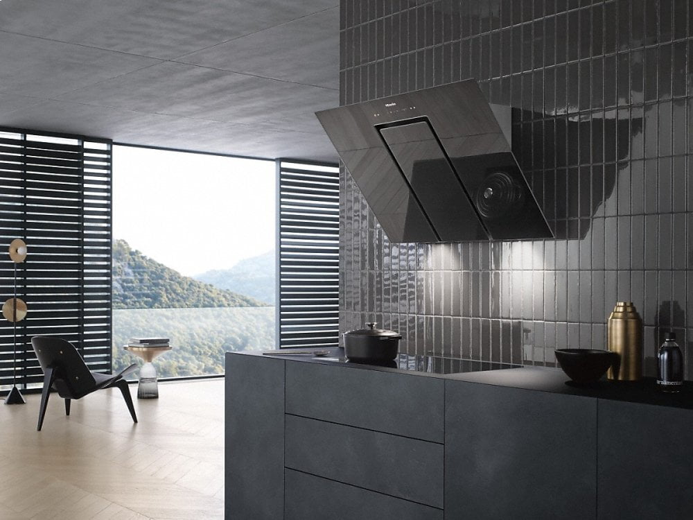 Miele DA6498WG Da 6498 W Pure Wall Ventilation Hood With Energy-Efficient Led Lighting And Touch Controls For Simple Operation.