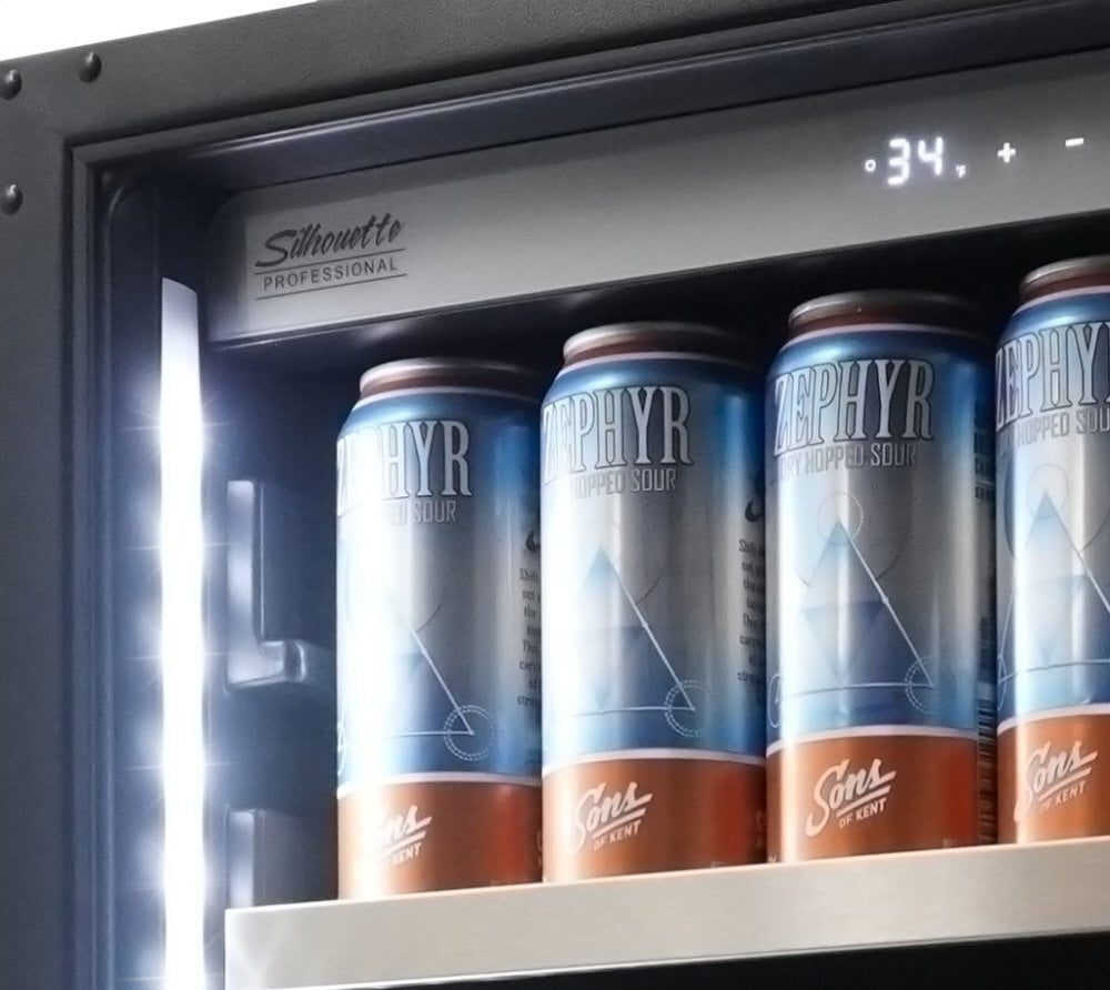 Silhouette SPRBC047D1SS Lorraine 24" French Door Beverage Center