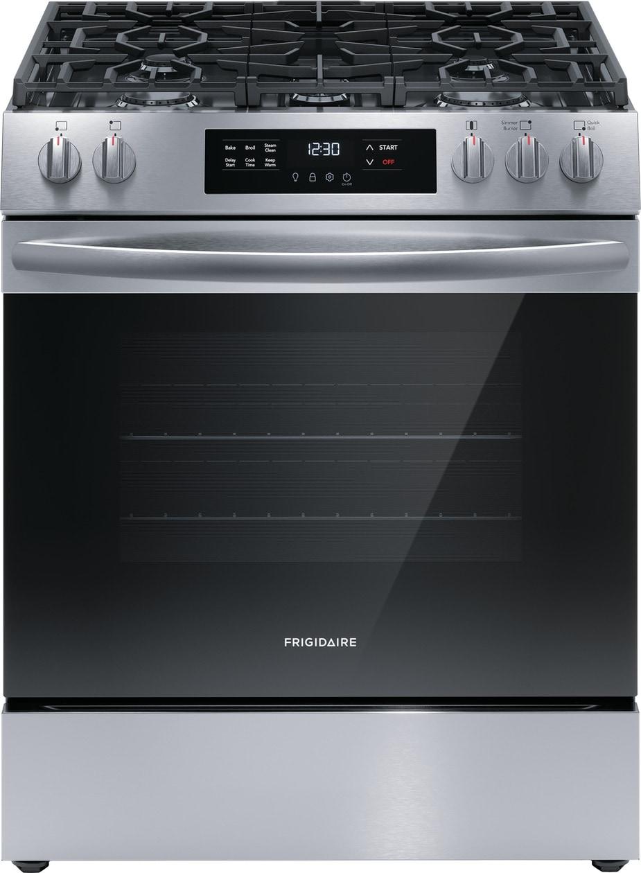 Frigidaire FCFG3062AS Frigidaire 30" Front Control Gas Range With Quick Boil