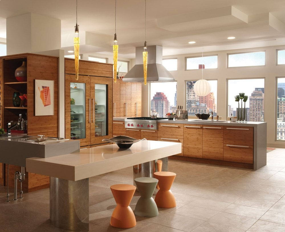 Sub-Zero BI30UGORH 30" Classic Over-And-Under Refrigerator/Freezer With Glass Door - Panel Ready