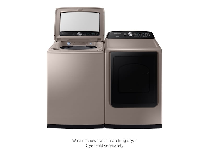 Samsung WA50T5300AC 5.0 Cu. Ft. Top Load Washer With Active Waterjet In Champagne