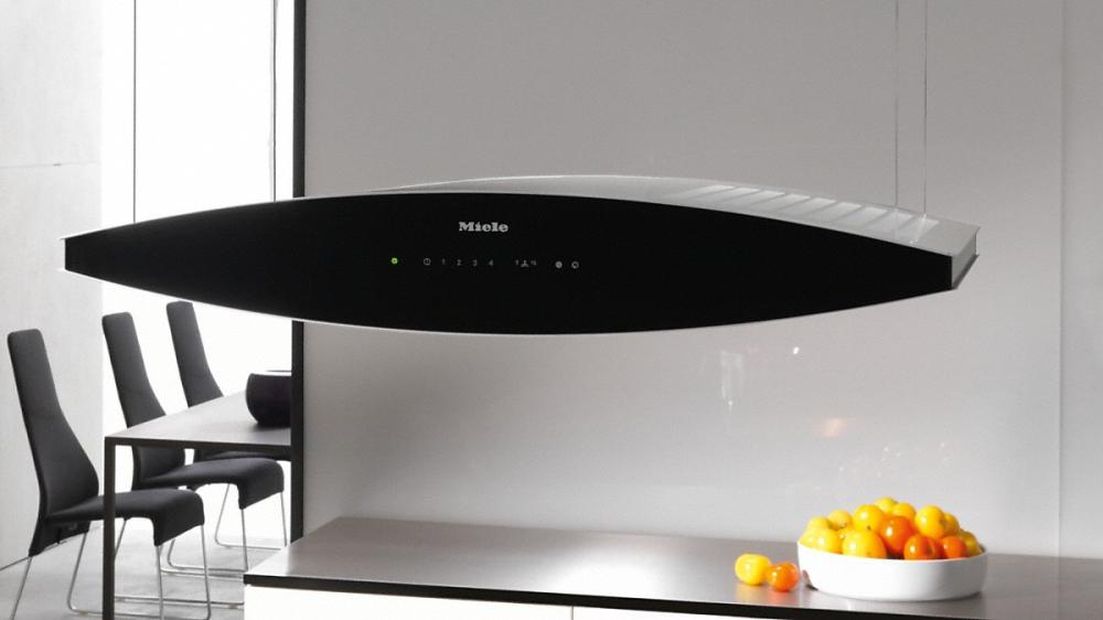 Miele DA7000D Da 7000 D Aura Am Island DéCor Hood With Dimmable Halogen Lighting And Touch Controls For Convenient Operation.