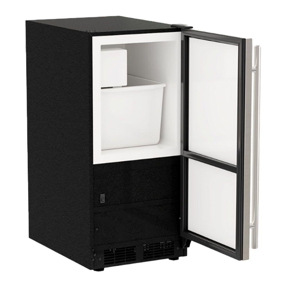 Marvel MACR215SS01B 15-In Low Profile Built-In Crescent Ice Machine With Door Style - Stainless Steel