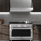 Forzacucina FH4824 48 Inch Professional Wall Mounted Range Hood, 24 Inches Tall