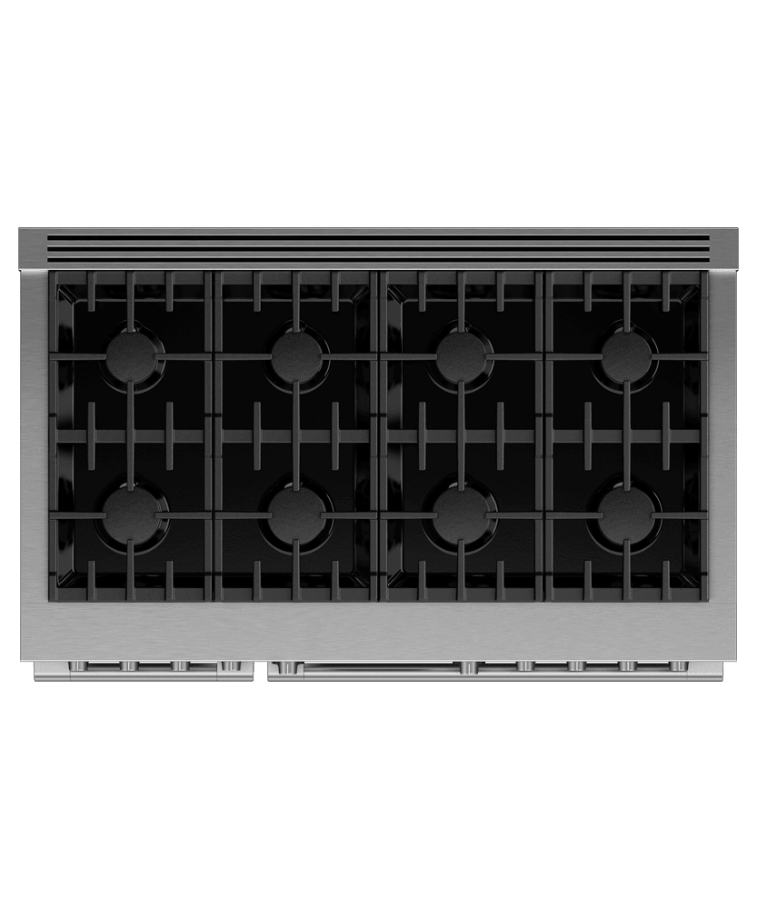 Fisher & Paykel RDV3488N Dual Fuel Range, 48", 8 Burners, Self-Cleaning