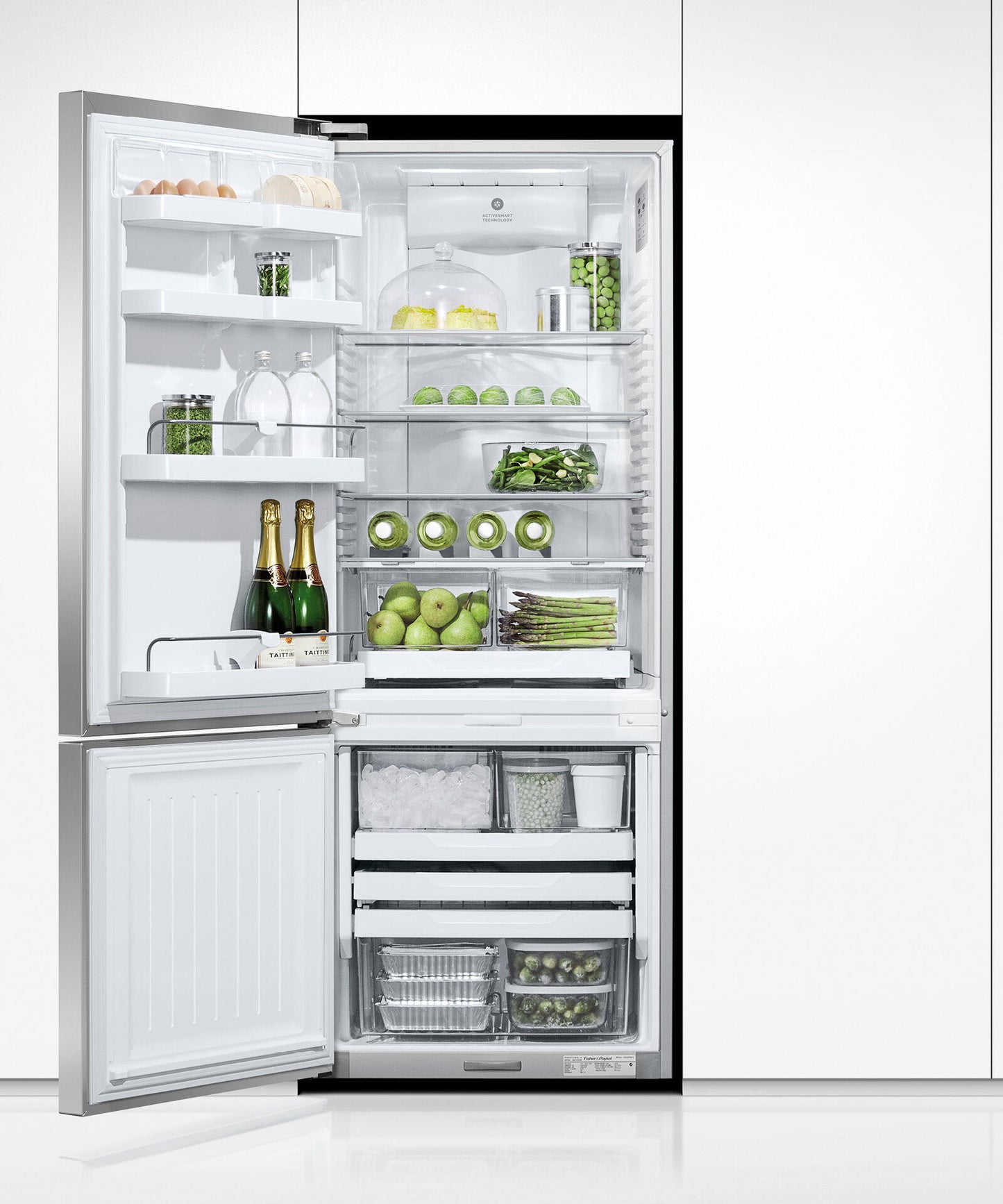 Fisher & Paykel RF135BDLJX4 Freestanding Refrigerator Freezer, 25", 13.5 Cu Ft, Ice