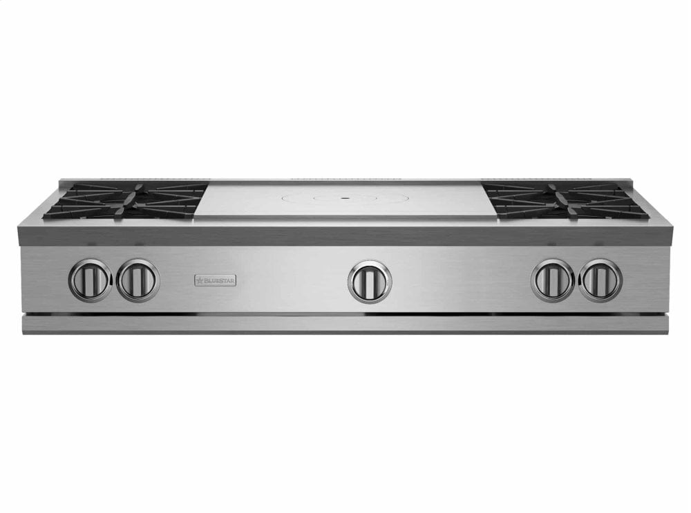 Bluestar RGTNB484FTBV2 48" Rnb Rangetop With 24" French Top