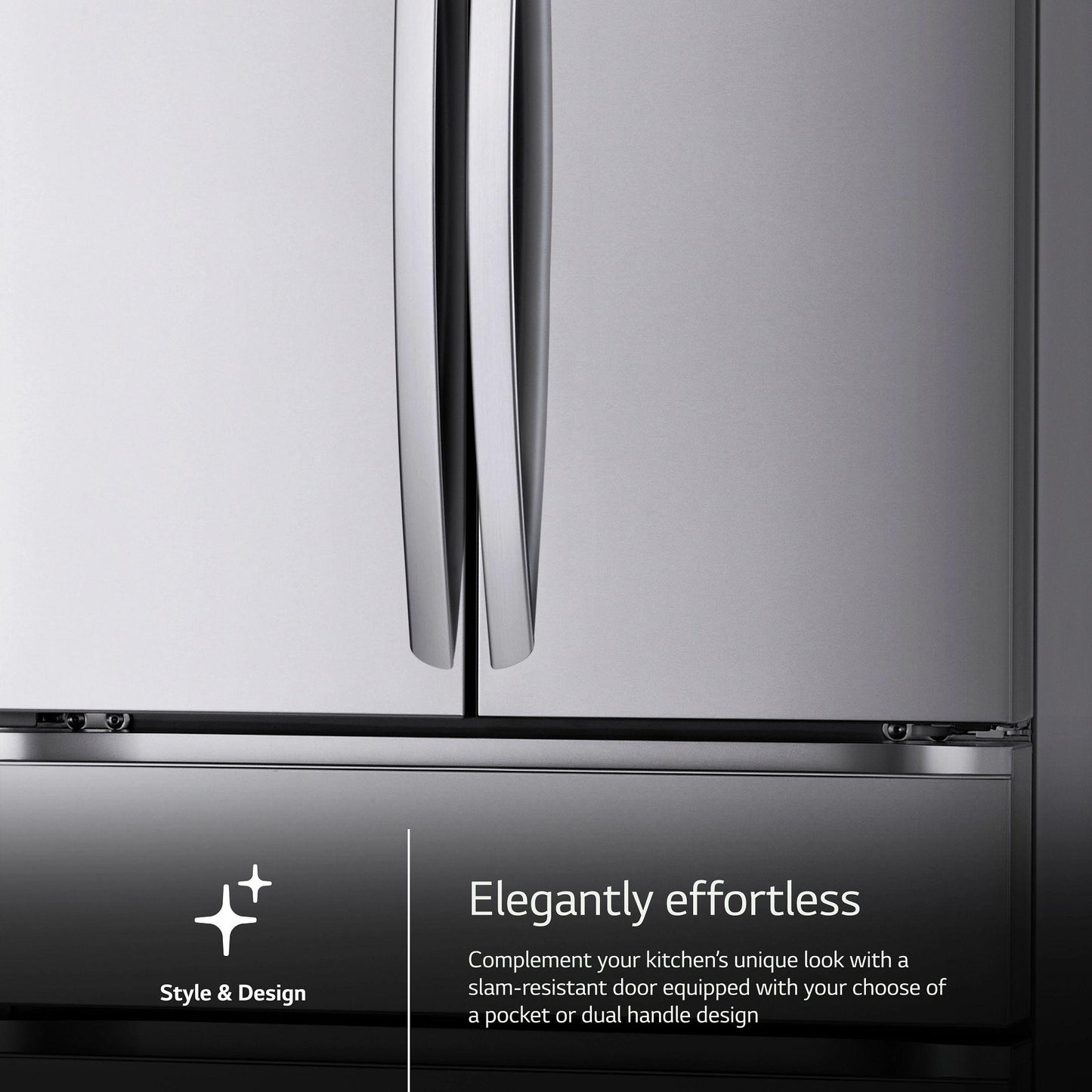 Lg LF30H8210S 30 Cu. Ft. Smart Standard-Depth Max™ 4-Door French Door Refrigerator With Full-Convert Drawer™