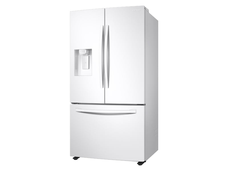 Samsung RF27T5201WW 27 Cu. Ft. Large Capacity 3-Door French Door Refrigerator With External Water & Ice Dispenser In White