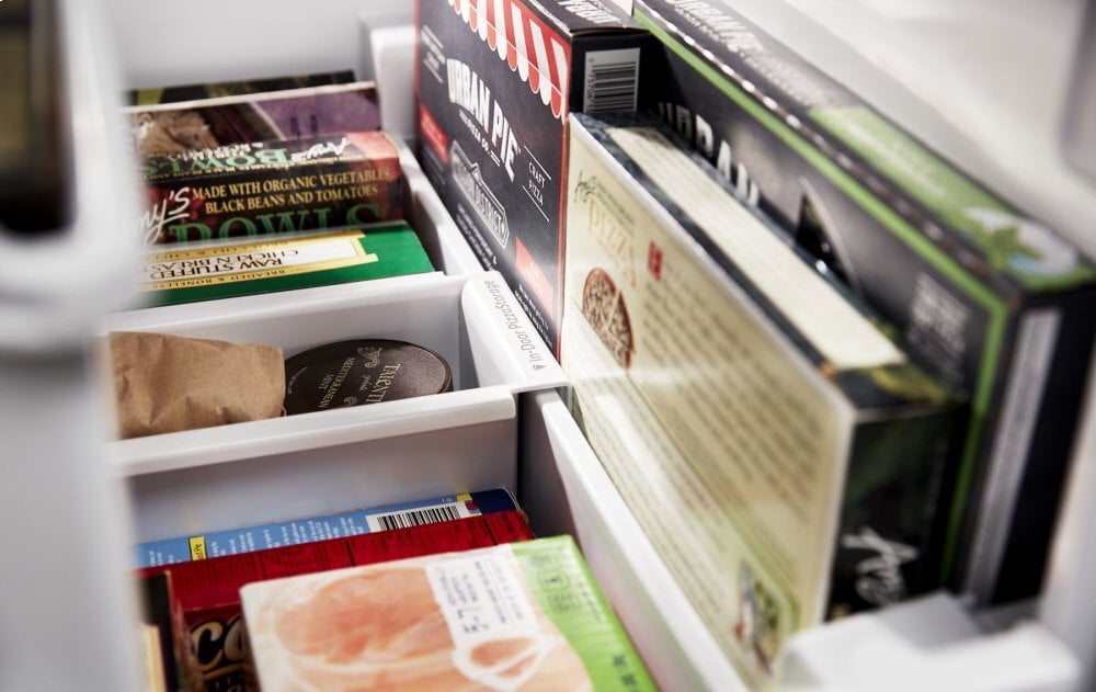 Kitchenaid KRFF507HPS 26.8 Cu. Ft. 36-Inch Width Standard Depth French Door Refrigerator With Exterior Ice And Water And Printshield™ Finish - Stainless Steel With Printshield™ Finish