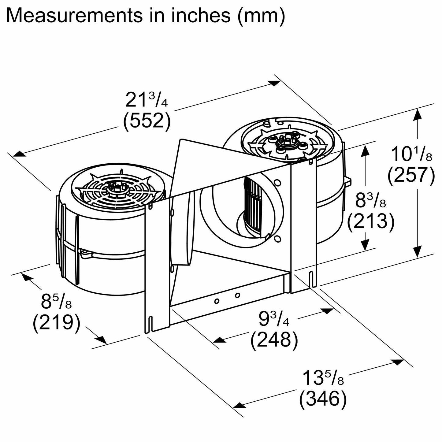 Thermador VTN2FZ Blower Vtn2Fz