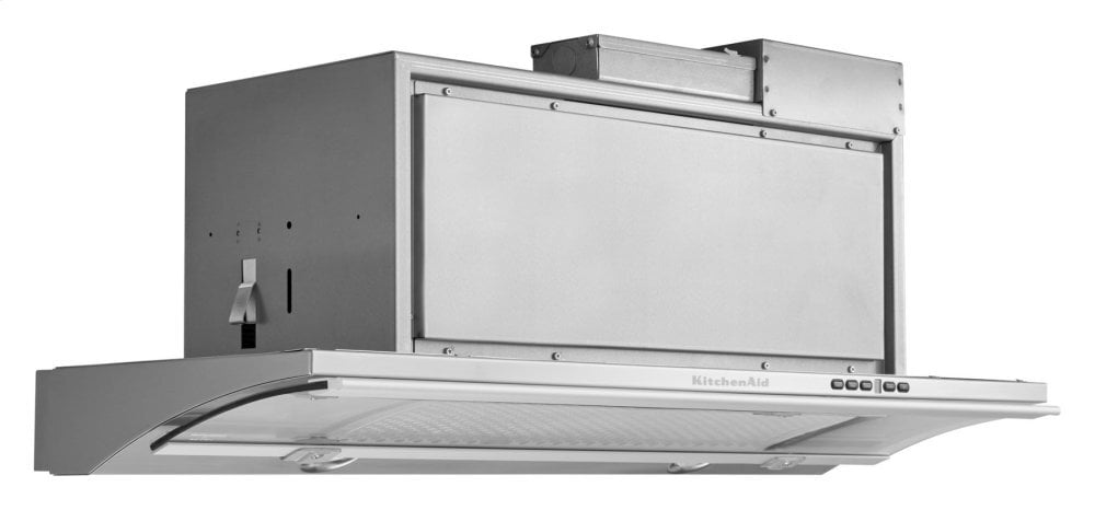 Kitchenaid KXU2830JSS 30" Slide-Out Hood - Heritage Stainless Steel