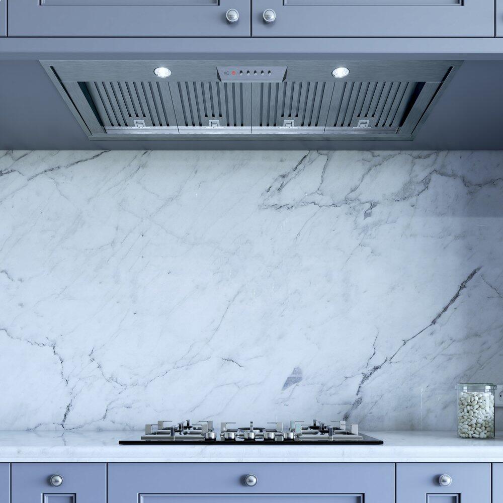 Xo Appliance XOI4515KSE 45" 1000 Cfm Pro Insert Only 15" Deep For Custom Built Hood, Stainless