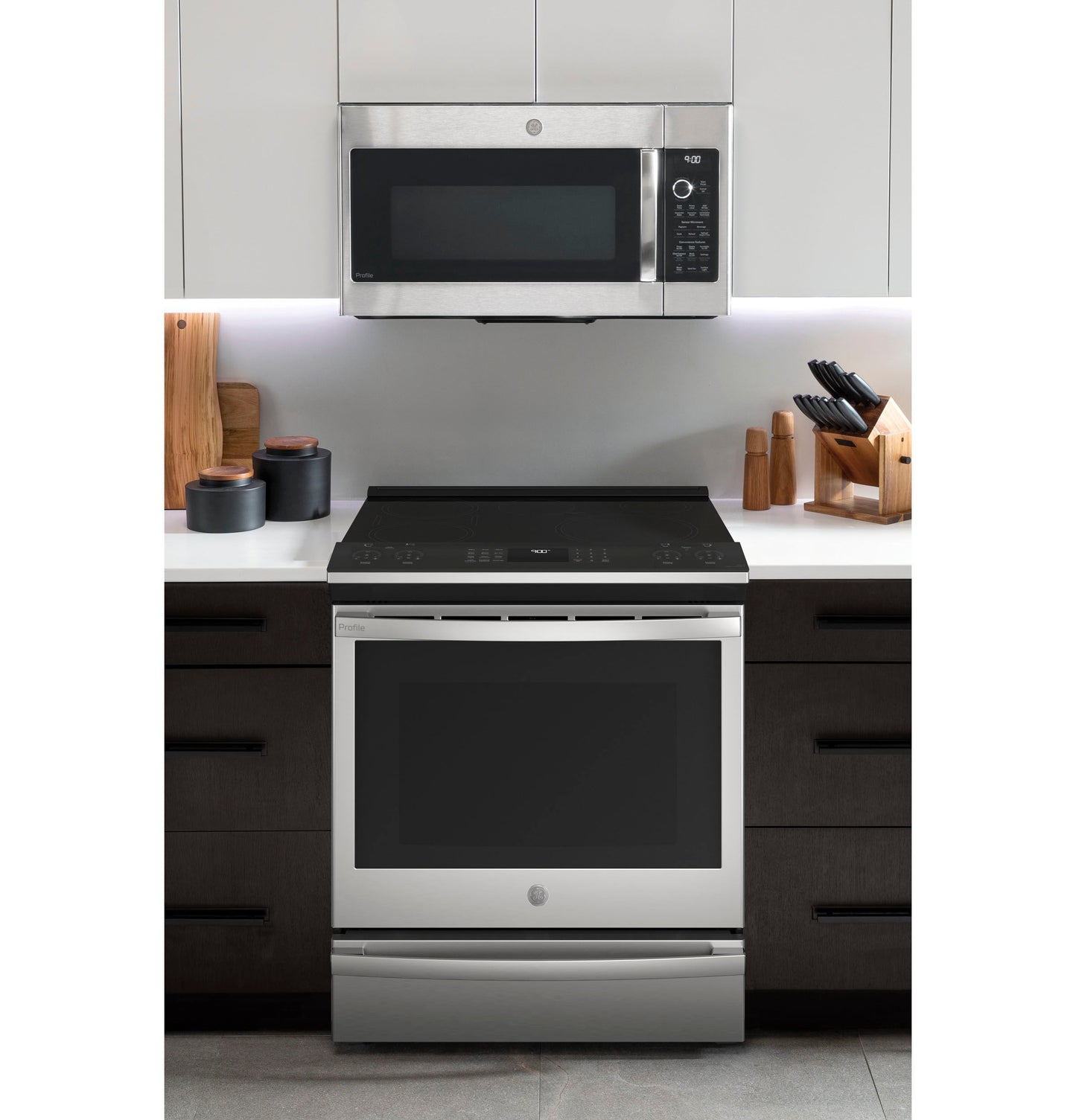 Ge Appliances PHS930YPFS Ge Profile™ 30" Smart Slide-In Fingerprint Resistant Front-Control Induction And Convection Range With No Preheat Air Fry