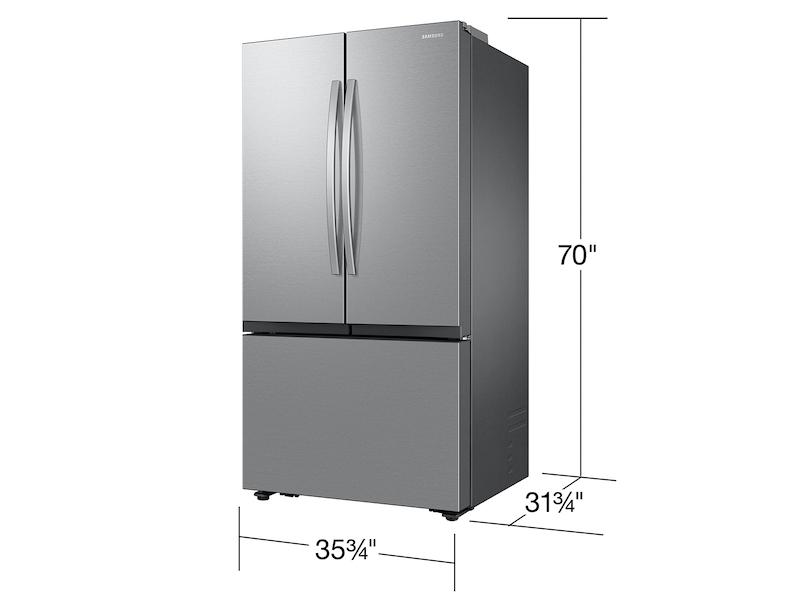 Samsung RF27CG5100SR 27 Cu. Ft. Mega Capacity Counter Depth 3-Door French Door Refrigerator With Dual Auto Ice Maker In Stainless Steel