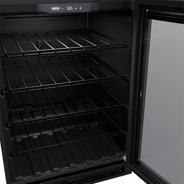 Marvel MLWC024SG01A 24-In Built-In Single Zone Wine Refrigerator With Door Style - Stainless Steel Frame Glass