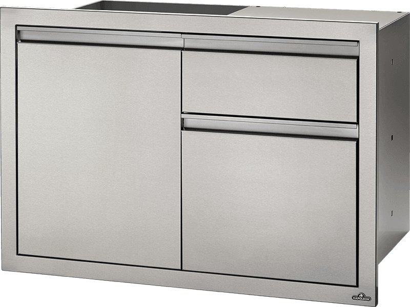 Napoleon Bbq BI36241D1W 36" X 24" Single Door & Waste Bin Drawer , Stainless Steel