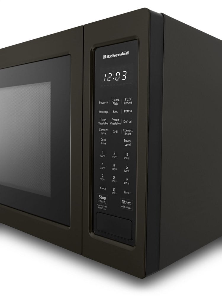 Kitchenaid KMCC5015GBS 21 3/4" Countertop Convection Microwave Oven With Printshield™ Finish - 1000 Watt - Black Stainless Steel With Printshield™ Finish