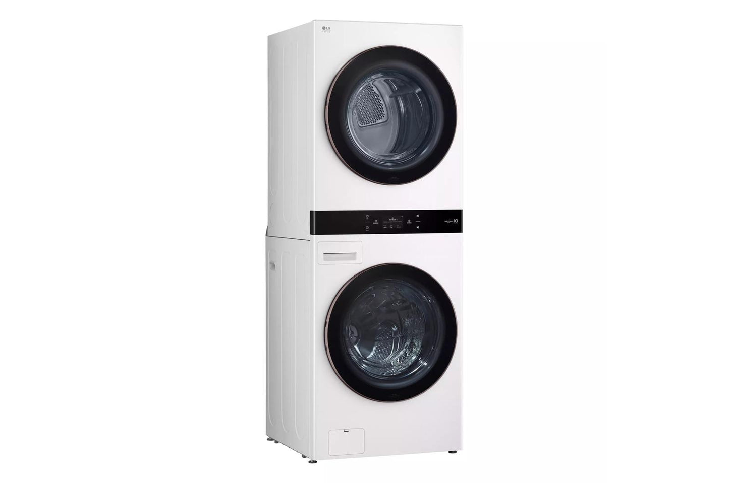 Lg SWWG50W4 Lg Studio Washtower&#8482; Smart Front Load 5.0 Cu. Ft. Washer And 7.4 Cu. Ft. Gas Dryer With Center Control&#8482;