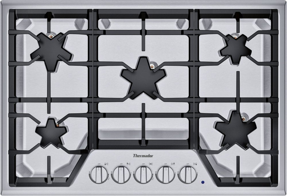 Thermador SGSX305TS 30-Inch Masterpiece® Star® Burner Gas Cooktop, Extralow® Select