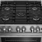 Blomberg Appliances BDF30522SS 30In Dual Fuel 5 Burner Range With 5.7 Cu Ft Self Clean Oven, Slide-In Style