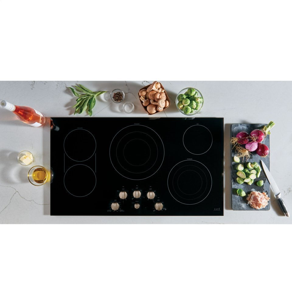 Cafe CEP70363MS2 Café 36" Knob-Control Electric Cooktop