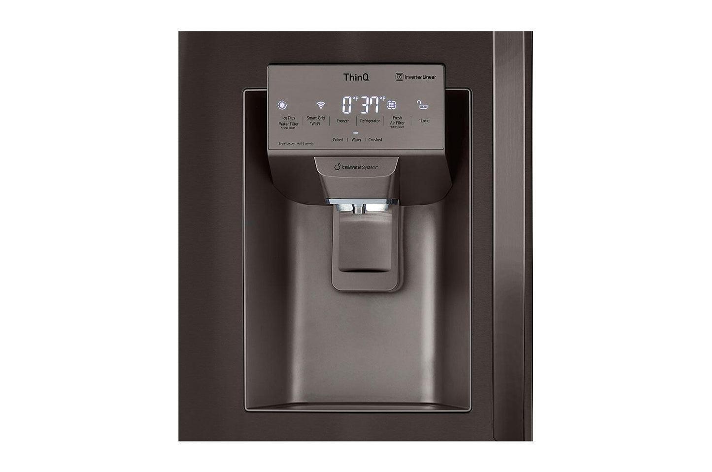 Lg LRMVS2806D 28 Cu Ft. Smart Instaview® Door-In-Door® Double Freezer Refrigerator With Craft Ice™