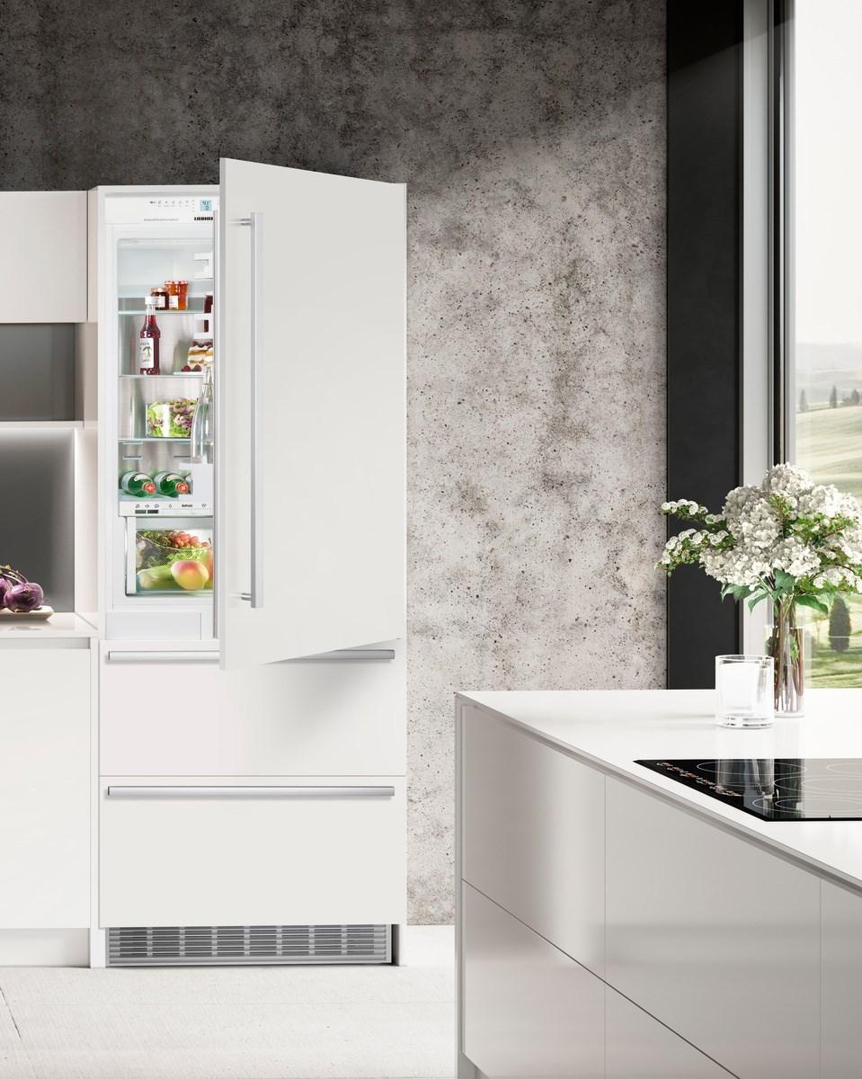 Liebherr HCB1590 Combined Refrigerator-Freezer With Biofresh And Nofrost For Integrated Use