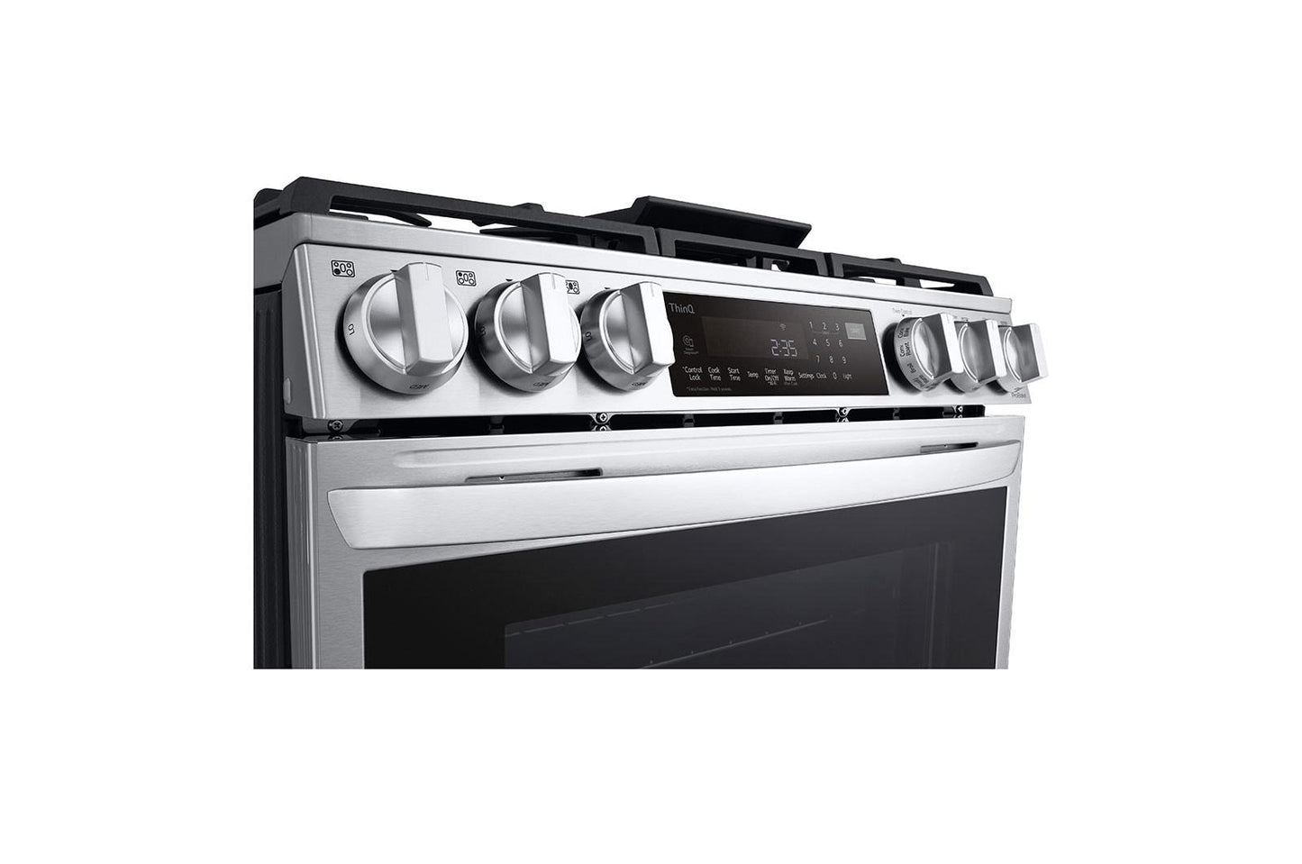 Lg LSDL6336F 6.3 Cu. Ft. Smart Wi-Fi Enabled Probake® Convection Instaview® Dual Fuel Slide-In Range With Air Fry
