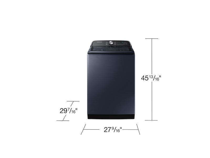 Samsung WA54CG7150AD 5.4 Cu. Ft. Smart Top Load Washer With Pet Care Solution And Super Speed Wash In Brushed Navy
