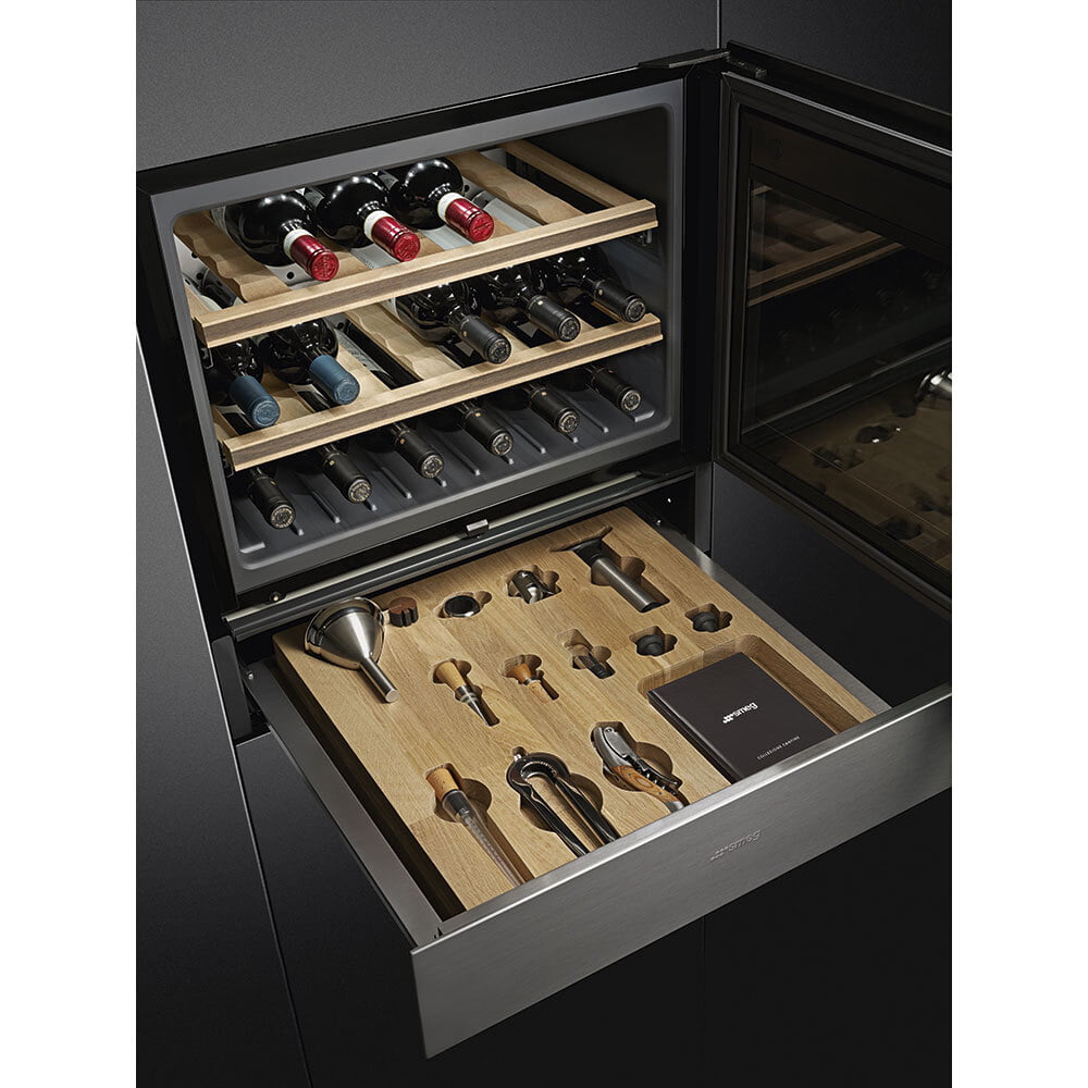 Smeg CPS315X 24" Sommelier Drawer
