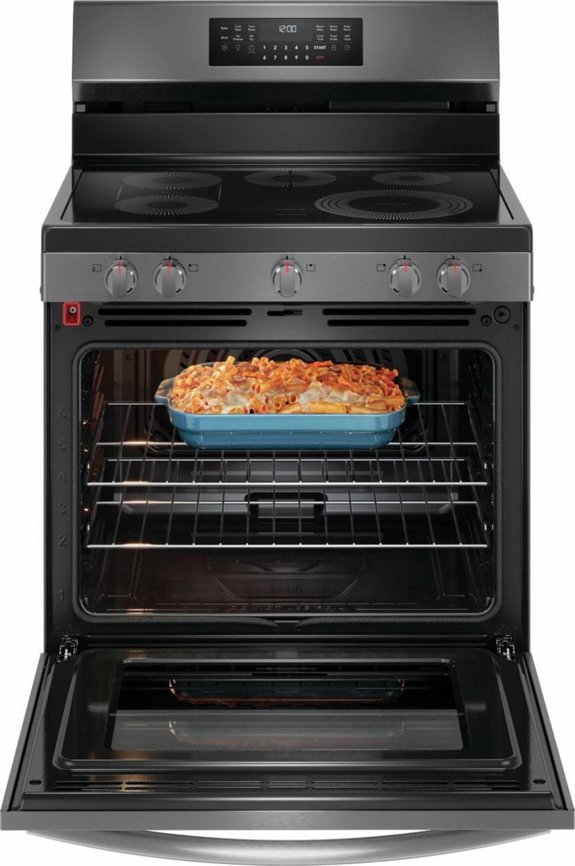 Frigidaire GCRE3060BD Frigidaire Gallery 30" Rear Control Electric Range With Total Convection