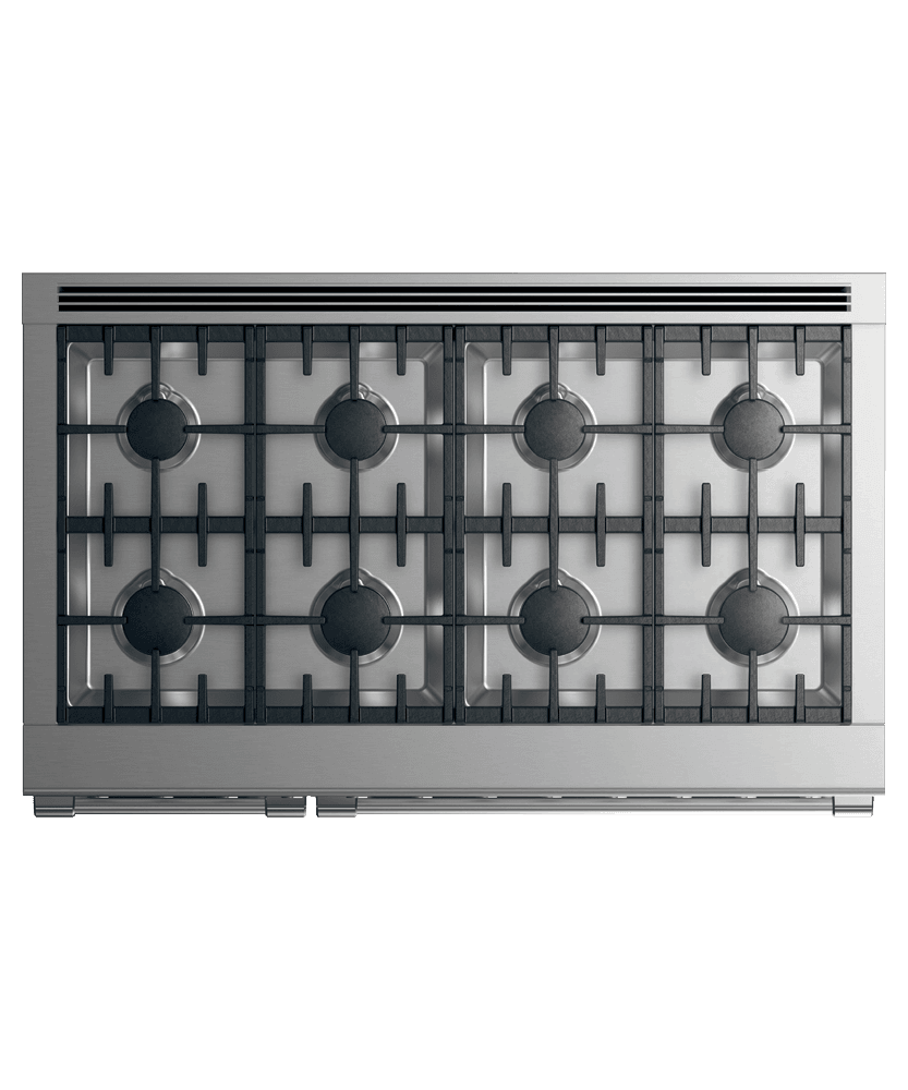 Fisher & Paykel RGV2488LN Gas Range, 48", 8 Burners, Lpg