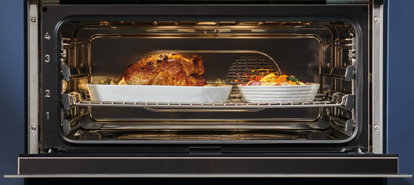Wolf CSOP3050CMB 30" M Series Contemporary Handleless Convection Steam Oven - Plumbed
